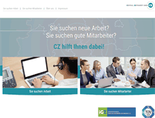 Tablet Screenshot of central-zeitarbeit.de